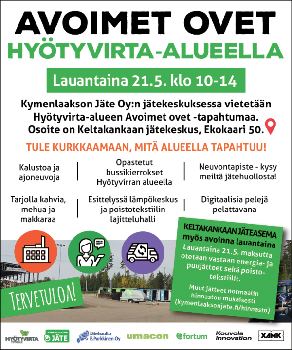 Hyoetyvirta ry Avoimet ovet 21.5.3